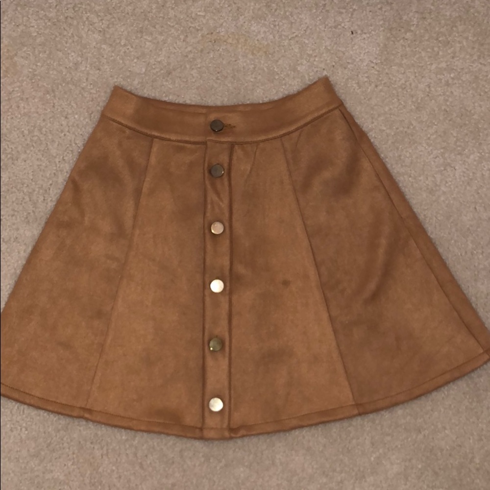Button down skirt